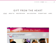 Tablet Screenshot of giftfromtheheart.ca